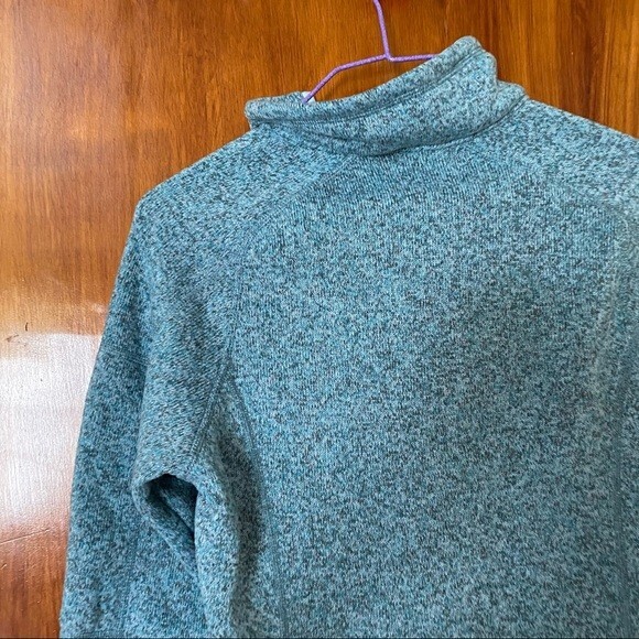 Patagonia Better Sweater Quarter Zip Pullover Jacket Berlin Blue Small Fleece - Picture 9 of 9